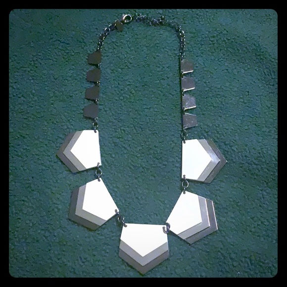 Express Jewelry - Express Geometric Statement Necklace